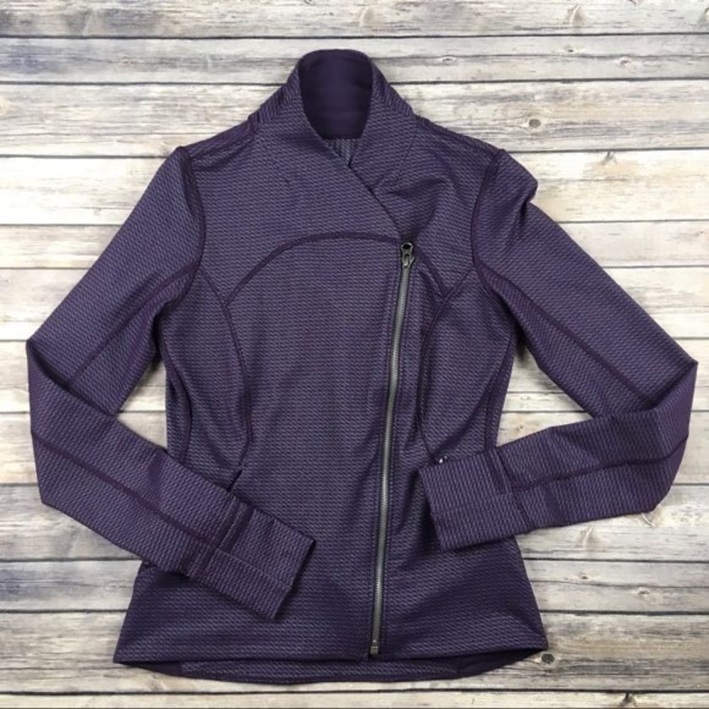 Lululemon Precision Jacket Chain Link Lilac Deep Zinfandel / Deep Zinfandel